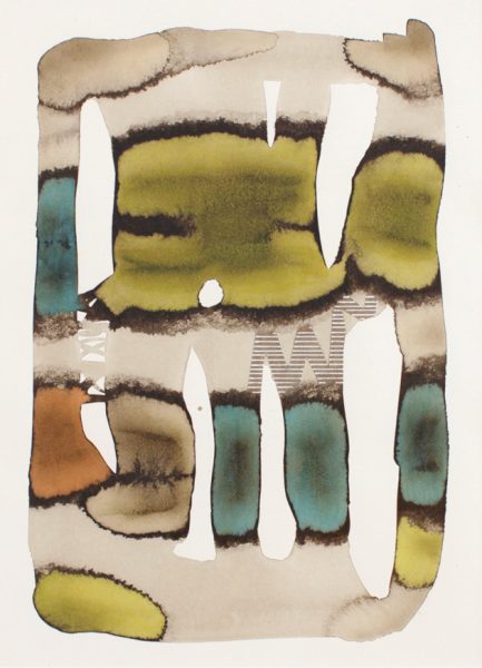Angelika_Dierkes_Topografische_Räume_13_2025_Watercolour_Pastel_Pigmented_Ink_on_Arches_Bütten_36x26cm_06A9524